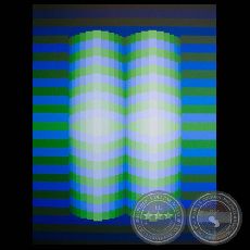 MOUVEMENT ONDULATOIRE CIC 2, 1970/2004 - Obra de ENRIQUE CAREAGA 